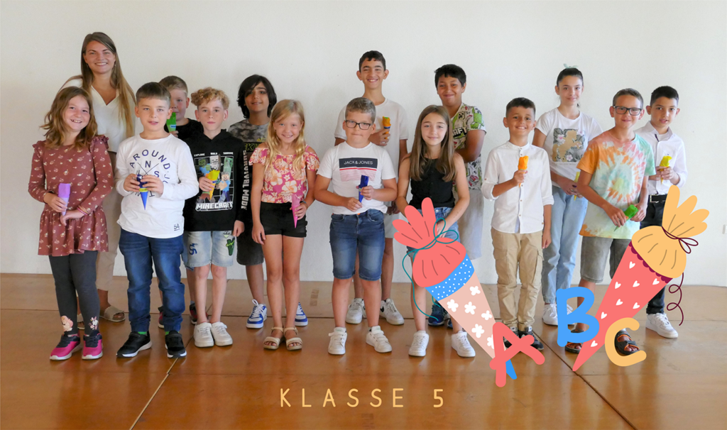 Klasse 5 Einschulung